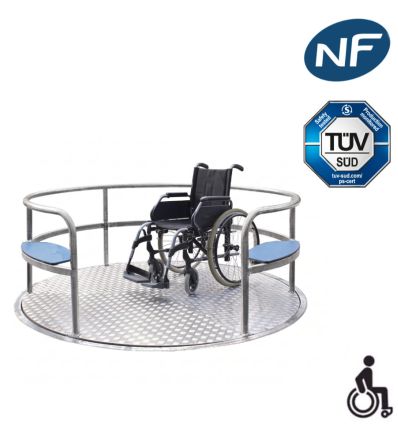Tourniquet PMR en aluminium - 5 places
