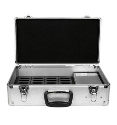 Valise de transport et de chargement pour boîtiers audioguides autonomes
