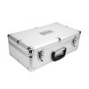 Valise de transport et de chargement pour boîtiers audioguides autonomes - fermée côté gauche