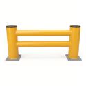 Photo : Barrière de protection flexible complète pour rack  1100 mm