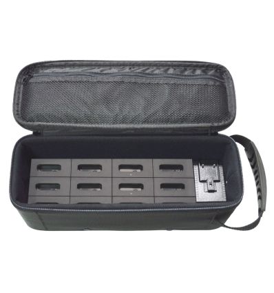 Valise de charge boîtiers - Standard avec 12 compartiments