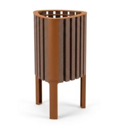 Corbeille plastique recyclé triangulaire