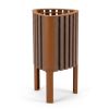 Corbeille plastique recyclé triangulaire
