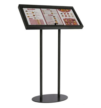 Porte menu 3xA4 noir