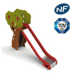 Toboggan parc public pommier - Hauteur 1,2 m
