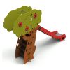 Toboggan pommier aire de jeux en bois