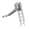 Toboggan en inox pour aire de jeux de dos