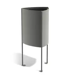 Corbeille extérieur 50 L anti vandalisme