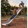 Mise en situation Toboggan en inox pour aire de jeux