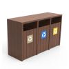 Poubelle de tri extérieure 3 x 90 L