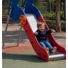 Mise en situation Toboggan 1,04 m pour aire de jeux collectivité en inox