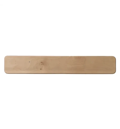 Lisse murale bois pour 5 patères Parkid