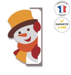 Décor de bonhomme de neige rétroréfléchissant