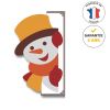 Décor de bonhomme de neige rétroréfléchissant