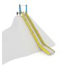 Toboggan talus PEHD jaune