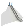 Toboggan talus PEHD gris