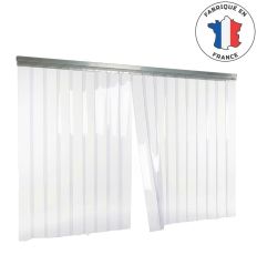 Rideau a laniere pvc standard transparent