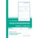 Photo : Carnet bon d'intervention maintenance
