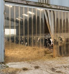 Rideau anti mouche lanière plastique