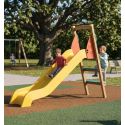 Photo : Toboggan PEHD aire de jeux - Hauteur 0,9 à 1,50 m Hauteur 90 cm - Platine de fixation