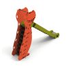 Toboggan Dinosaure pour parc Hauteur 1,5 m de dos