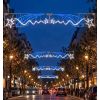 Mise en situation déco de Noël traversée de rue comète