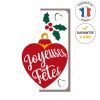 Décor de noël candélabre rétro-réfléchissant - Joyeuses Fêtes