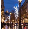 Mise en situation décoration pour candélabre feu d'artifice givré