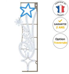 Décor lumineux de noël - Feu d'artifice givré