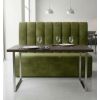 banquette pour bistrot couleur vert olive