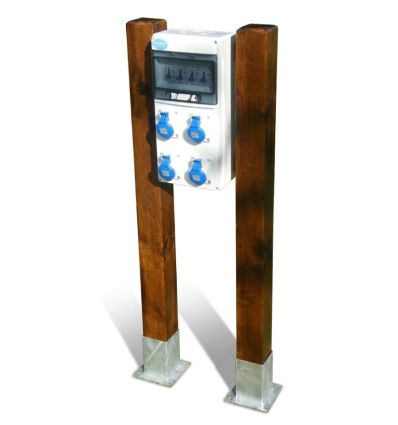 Borne de camping bois autoclave