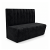 banquette pour bistrot couleur noir
