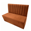 Banquette plusieurs dimensions couleur terracotta