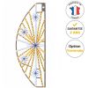 Déco de noël candélabre lumineux LED Brume hivernale
