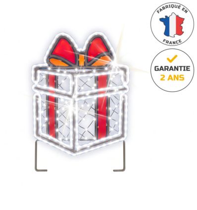 Cadeau lumineux pour extérieur 2D