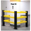 Barrière de protection de poteau anti choc 