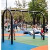 Mise en situation Balançoire aire de jeux en arche - 2 assises simple
