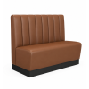 Banquette cuir couleur marron