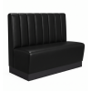 Banquette simili cuir noir CHR