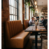 Banquette pour restaurant couleur naturel