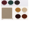 Plaquette 2 des coloris pour simili cuir