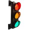 Feu de signalisation tricolore de profil
