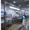 Luminaire tubulaire LED IP69K étanche 150 cm industriel