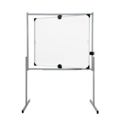 Tableau pivotant blanc châssis gris
