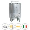 Cuve en inox avec ceinture de froid de 15 hL