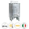 Cuve en inox avec ceinture de froid - 20 hL
