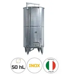 Cuve inox 50 hl fond bombé