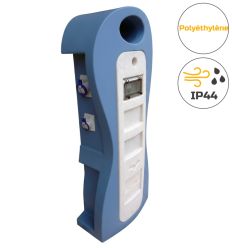 Borne de camping polyéthylène - 3 prises 16 A / 1 prise 32 A IP44 IK10