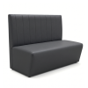 Banquette couleur anthracite pour restaurant