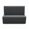 Banquette couleur anthracite avec rayures pour CHR